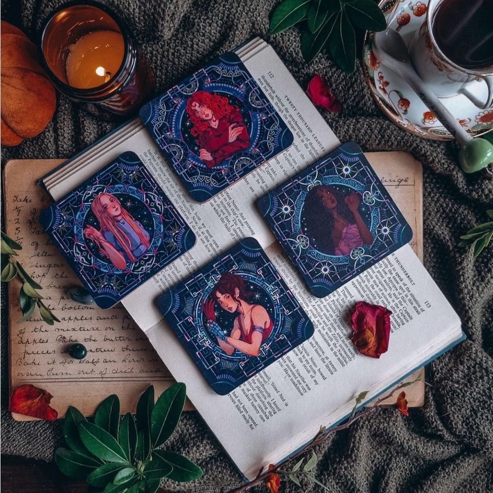 Fairyloot Lunar Chronicles Coaster Set